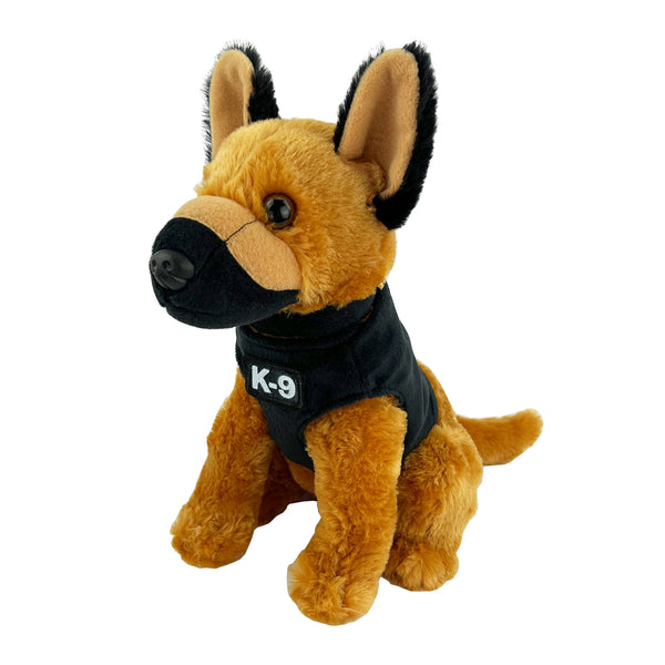 German shepherd cheapest plush dog