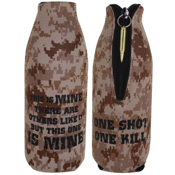 Zippered Bottle and Can Koozie Sets, Personalized Drinkware