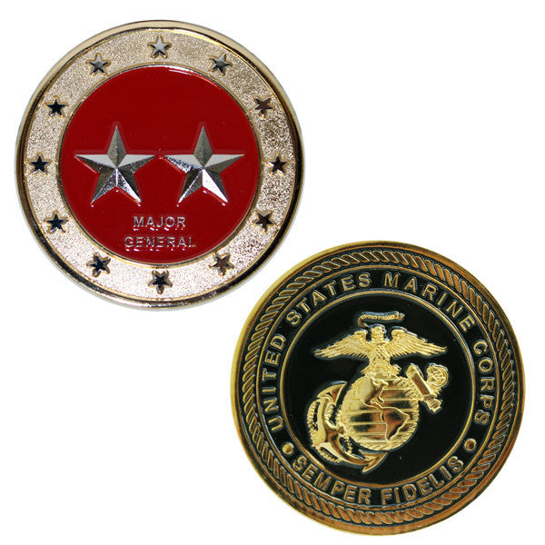 Marine Corps Coin Major General Vanguard Industries