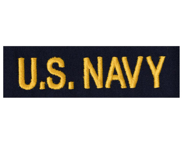 USN Gold U.S. Navy Officer on Coverall Tape