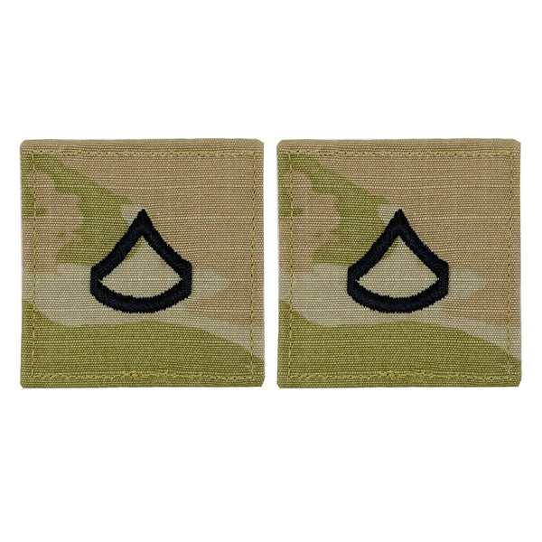 Army Female Private First Class Gold Chevron Embroidered on Blue – Vanguard  Industries