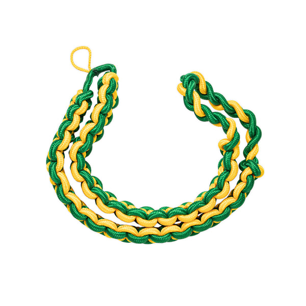 Shoulder Cord: 2723 Interwoven Gold - Thick