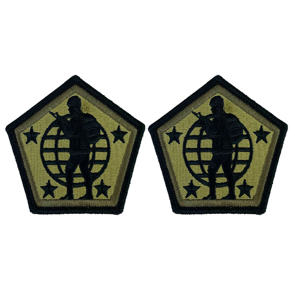 GENUINE U.S. ARMY PATCH: 21ST SUSTAINMENT COMMAND - EMBROIDERED ON OCP -  PAIR