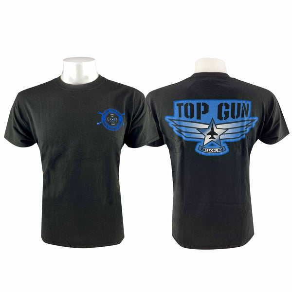 Top Gun T-Shirt United School – Tee Weapons Black Navy Vanguard - Fighter States Industries