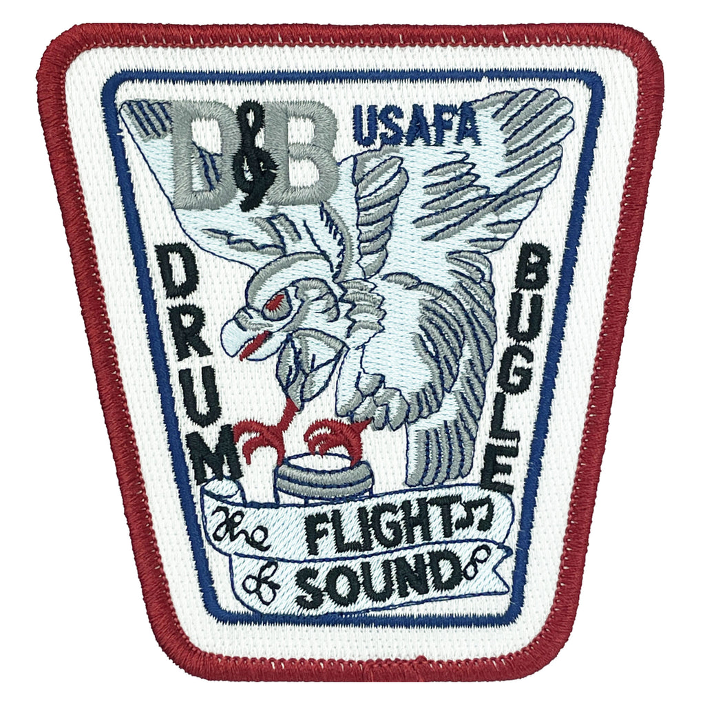 Air Force Patch: U.S. Air Force Academy Drum and Bugle - color