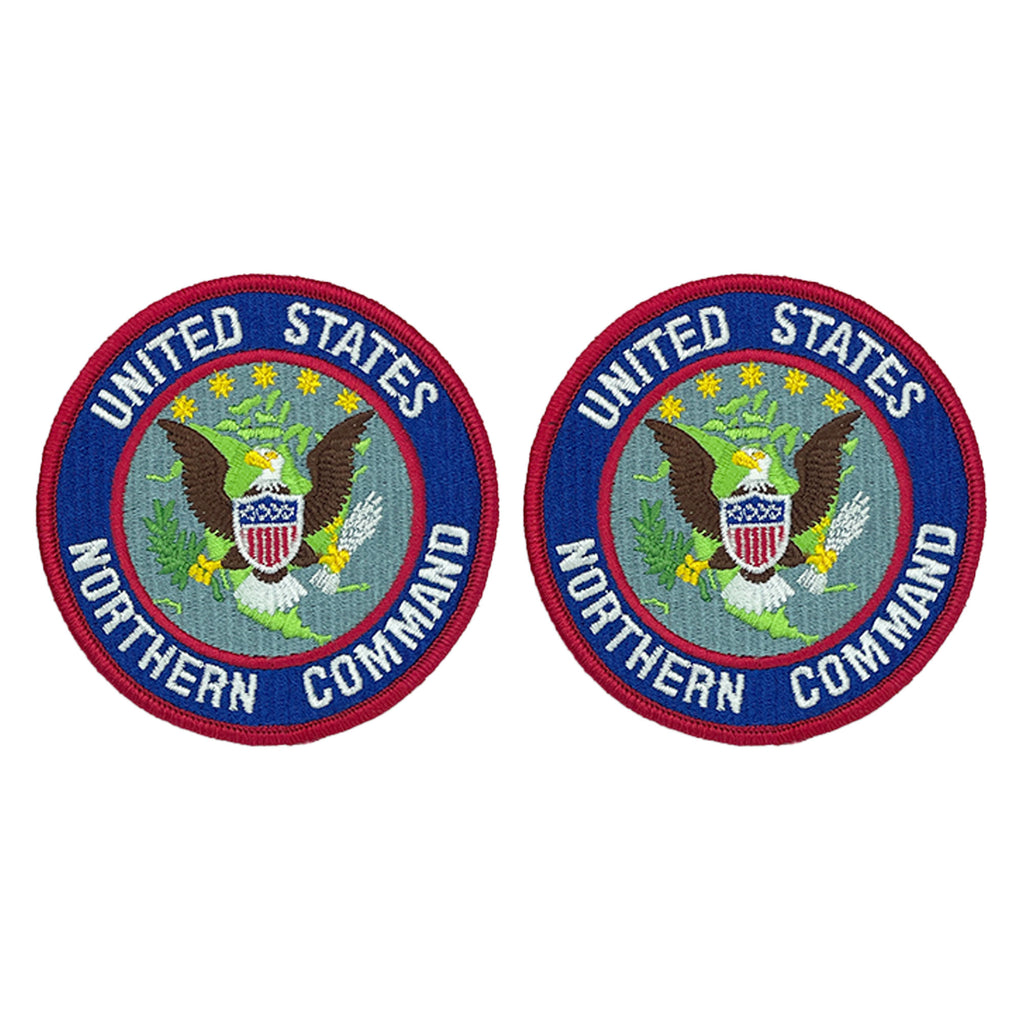 Air Force Patch: U.S. Northern Command - color with hook closure