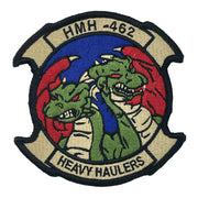 Marine Corps Patch: HMH-462 - color with hook closure