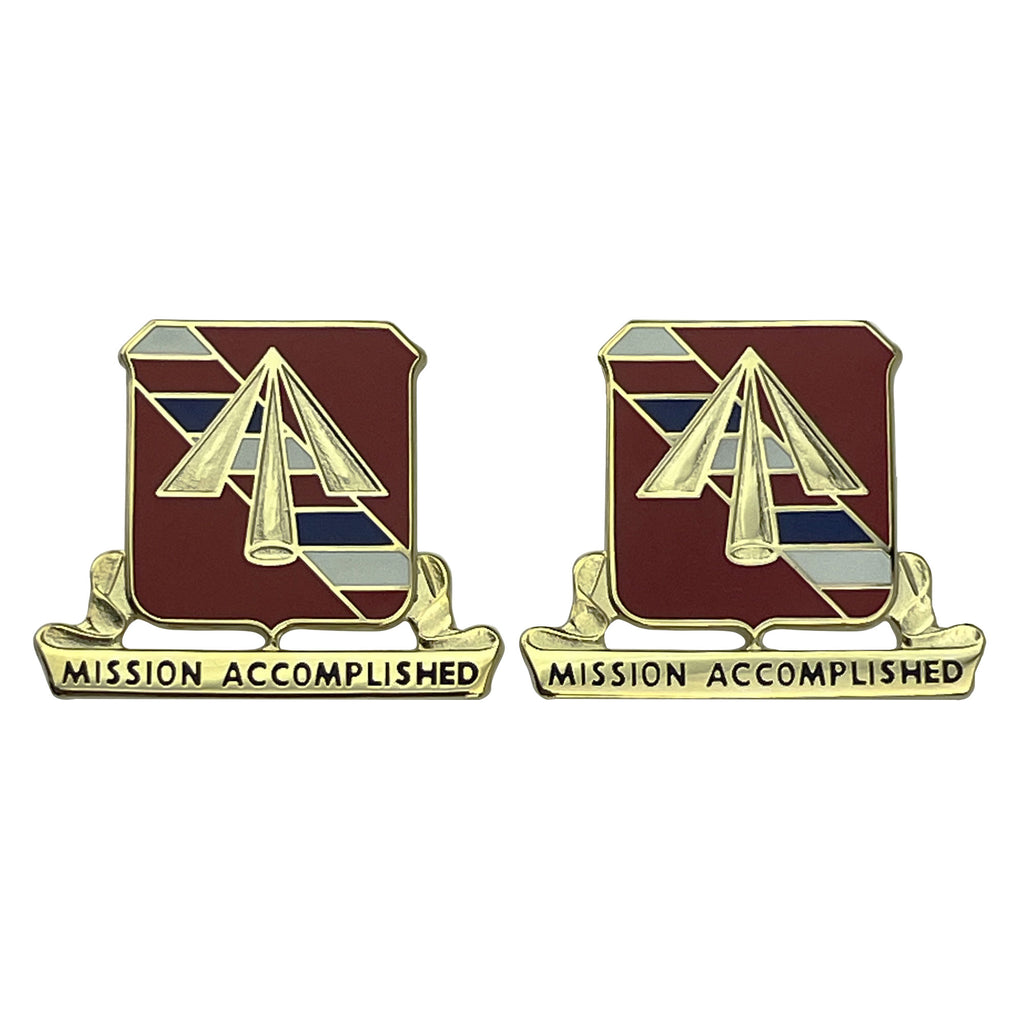 Army Crest: 41st Field Artillery Group - Motto: Mission Accomplished