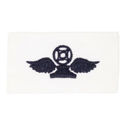 Navy Rating Badge: Striker Mark for AC Air Traffic Control - white CNT for dress uniforms