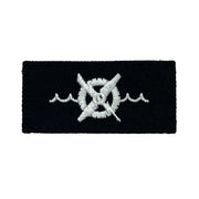 Navy Rating Badge: Striker Mark for RW Robotics Warfare Specialist - Serge for dress blue uniform