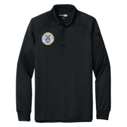 Civil Air Patrol Uniform: Tactical Golf Shirt with Seal (Long-Sleeve) - male (NOT PERSONALIZED)  **PLEASE CHECK THE SIZE MEASUREMENTS**