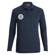 Civil Air Patrol Uniform: Golf Shirt with Seal - Male (Long-Sleeve) (NOT PERSONALIZED) **PLEASE CHECK THE SIZE MEASUREMENTS**