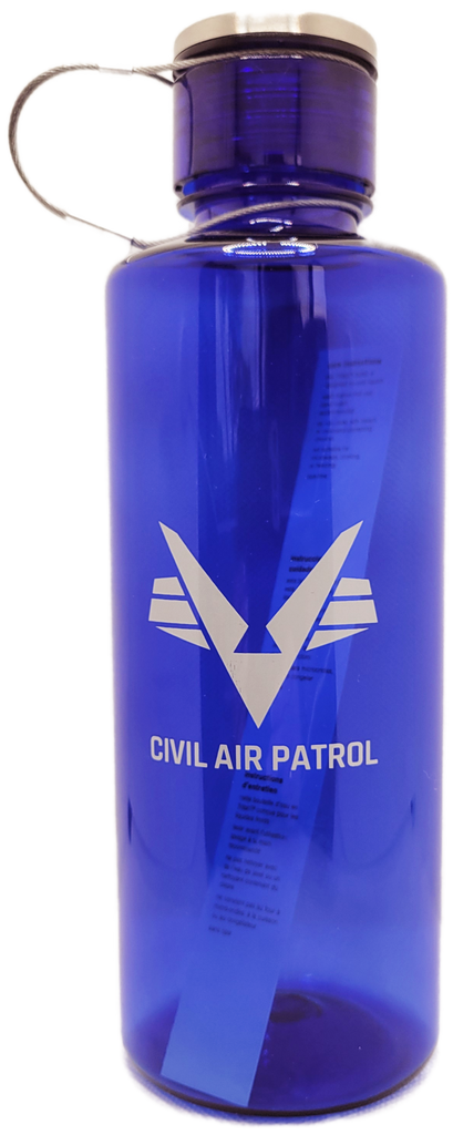 Civil Air Patrol: Flying-V Cable Strap Water Bottle - Plastic 25 FL oz