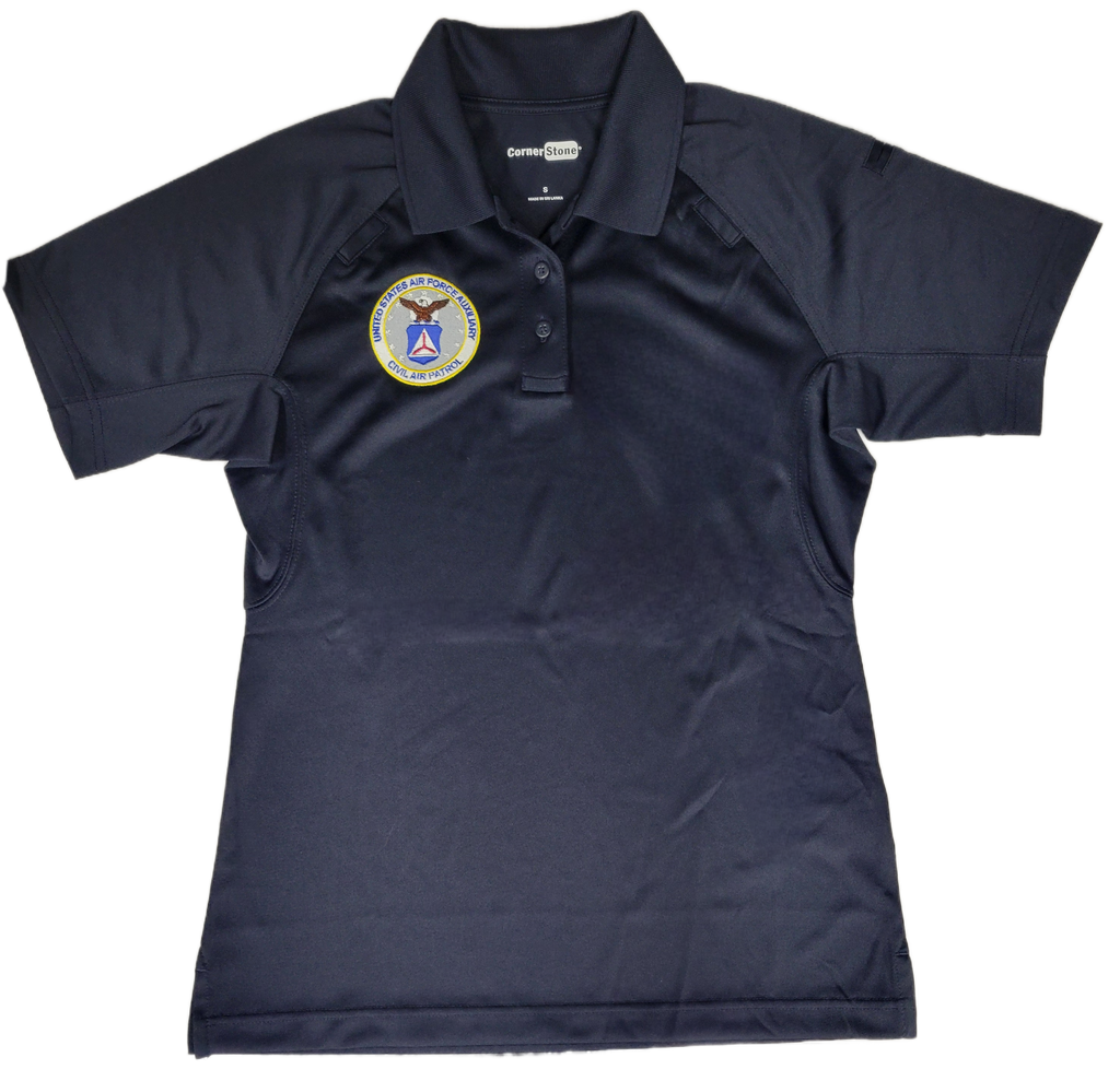 Civil Air Patrol Uniform: Tactical Golf Shirt with Seal - female (NOT PERSONALIZED) **PLEASE CHECK THE SIZE MEASUREMENTS**