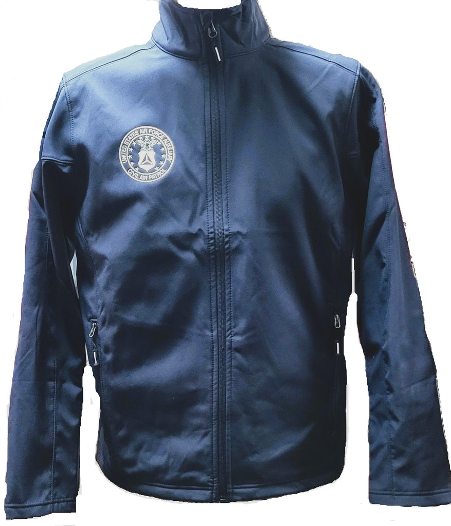 Civil Air Patrol Uniform: Lightweight Blue Jacket Soft Shell with white CAP Seal (PERSONALIZED)