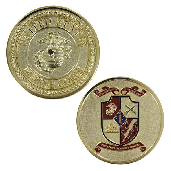 Marine Corps Coin: Fifth Battalion Eleventh Marines