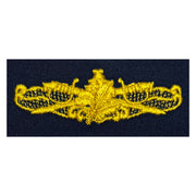 Navy Embroidered Badge: Surface Warfare Supply Officer - coverall