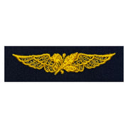 Navy Embroidered Badge: Aviation Supply Officer - coverall