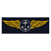 Navy Embroidered Badge: Aviation Observer - embroidered on coverall