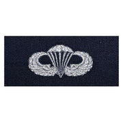 Navy Embroidered Badge: Parachute Basic - embroidered on coverall