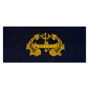 Navy Embroidered Badge: Deep Submergence Officer - coverall