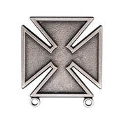 Army Badge: Marksman - regulation size, silver oxidized