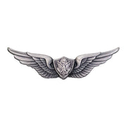 Army Dress Badge: Aircraft Crewman: Aircrew - miniature, silver oxidized