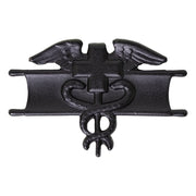 Army Badge: Expert Field Medical - black metal