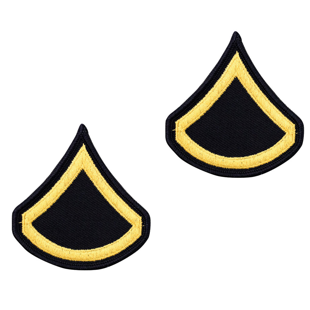 Army Female Sergeant First Class Gold Chevron Embroidered on Blue –  Vanguard Industries