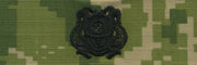 Navy Embroidered Badge: Diver 1st Class - Woodland Digital