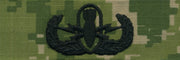 Navy Embroidered Badge: Basic E.O.D. - Woodland Digital NWUIII