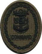 Navy Embroidered Badge: Command E-9 - Woodland Digital