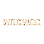 Army Officer Branch of Service Collar Device: Warrant Officer Candidate - W.O.C. - 22k gold plated