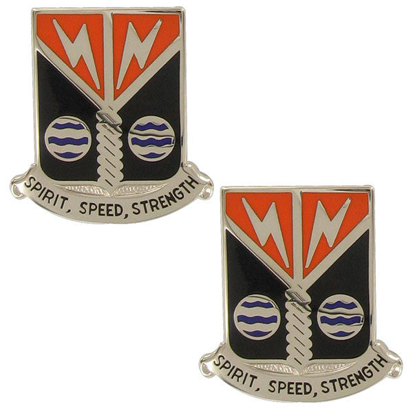 Army Crest: 58th Signal Battalion - Spirit, Speed, Strength