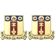 Army Crest: 35th Support Battalion- Motto: Means To Sustain