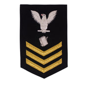 Navy E6 FEMALE Rating Badge: Personnel Specialist - New Serge for Jumper