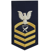 Coast Guard E7 Rating Badge:  Culinary Specialist - blue