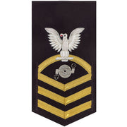 Navy E7 MALE Rating Badge: Boiler Technician - vanchief on blue