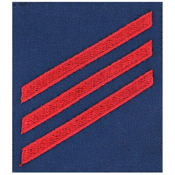 Coast Guard Ratting Badge: Group Rate E3 Fireman - blue serge