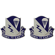 Army Crest: 507th Infantry - Down to Earth