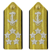 Navy Shoulder Board: Line Fleet Admiral 5 Star - male