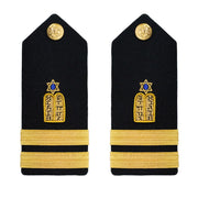 Navy Shoulder Board: Lieutenant Jewish Chaplain - male