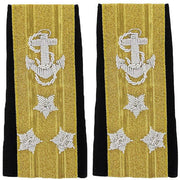 Navy Soft Shoulder Mark: Line Vice Admiral Three-Star