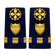 Coast Guard Shoulder Board: Enhanced Warrant Officer 3 Marine Safety Specialist Engineer - Female