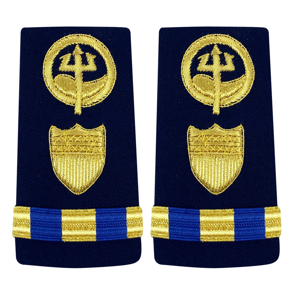 Coast Guard Shoulder Board: Enhanced Warrant Officer 3 Marine Safety Response - Female