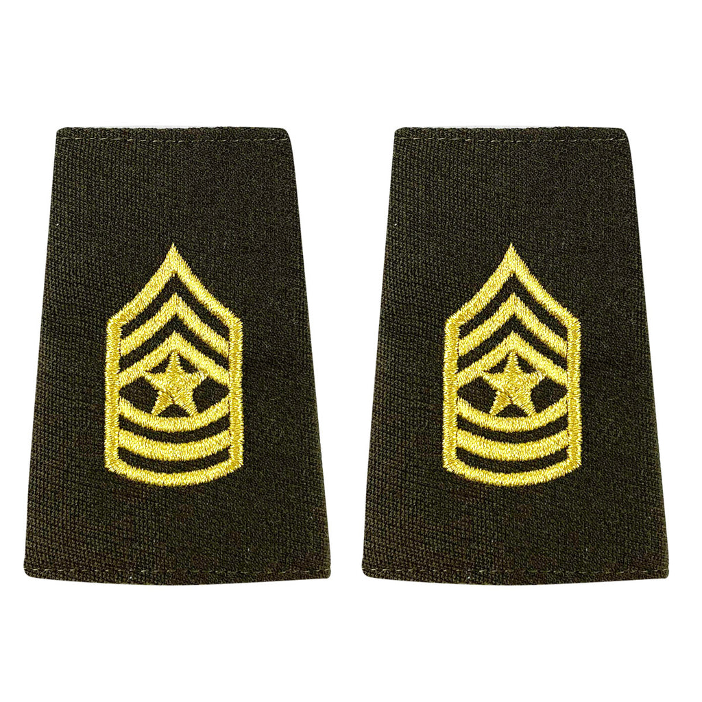 Army AGSU Small Epaulet: Sergeant Major