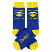 U.S. Navy Fat Albert Custom Woven Crew Socks with Logo