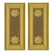 Army Shoulder Strap: Major Quartermaster - female